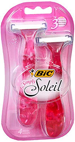 BIC Simply Soleil Razors, 4 Count (Pack of 2)