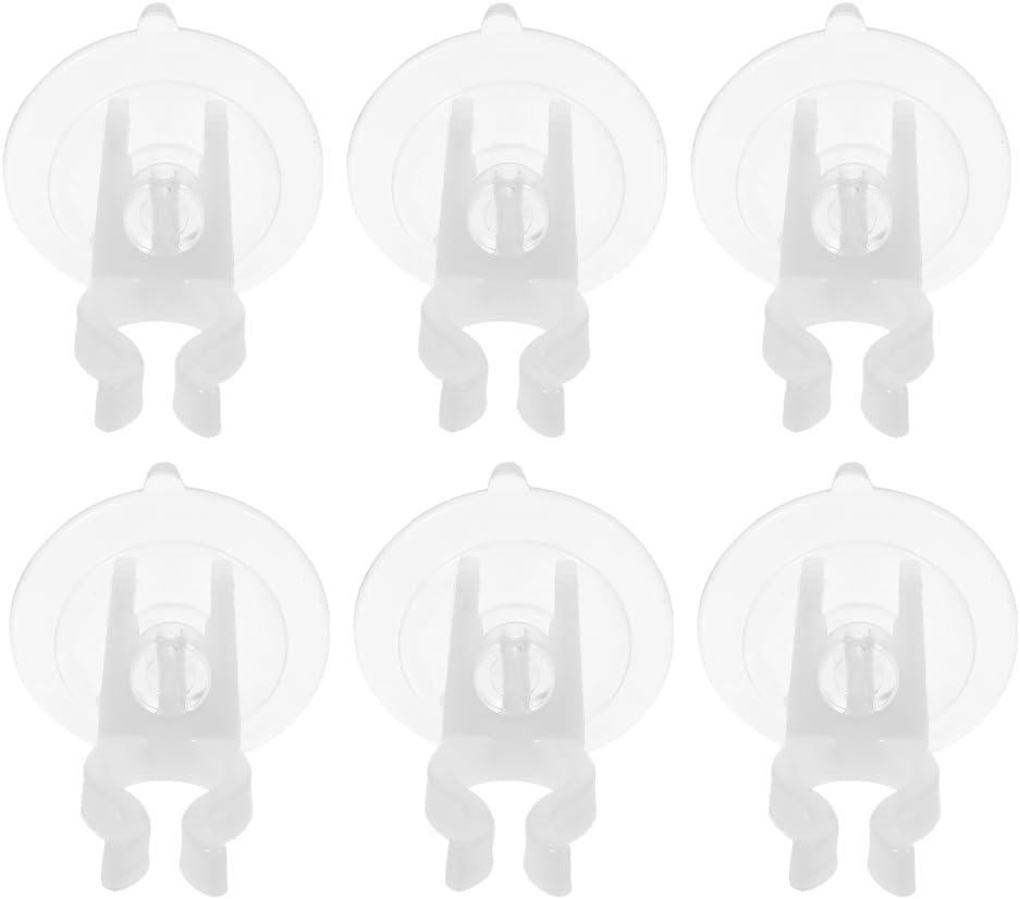Led Tealight Candles Suction Cup Holders 6 Pack Window Suction Cups for Candles Easy Installment for Christmas Celebration