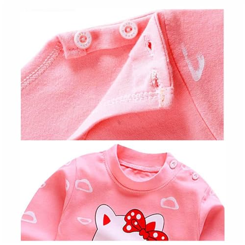 Toddler Girls 2 Piece Set Cute Graphic Long Sleeve Crewneck Sweatshirt Tops&Sweat Pants Outfits Kids Lovely Trendy Tracksuit4