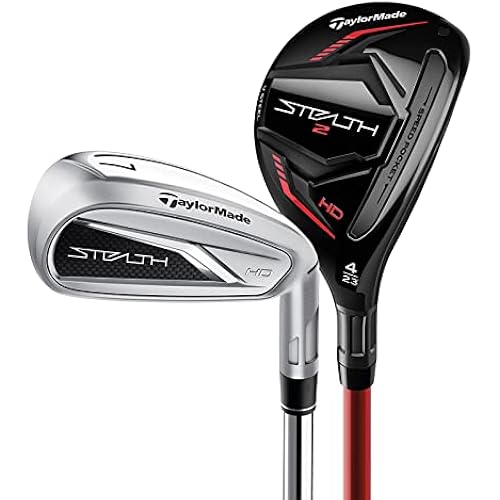 Taylormade Golf Stealth High Draw Iron Combo Set 3/4 Rescue 5-P/Left Hand Regular
