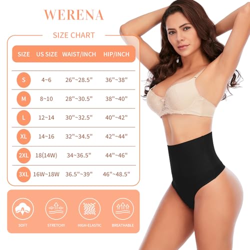 Image of Womens Thong Shapewear Mid to High Waisted Shaper Thong WN0017