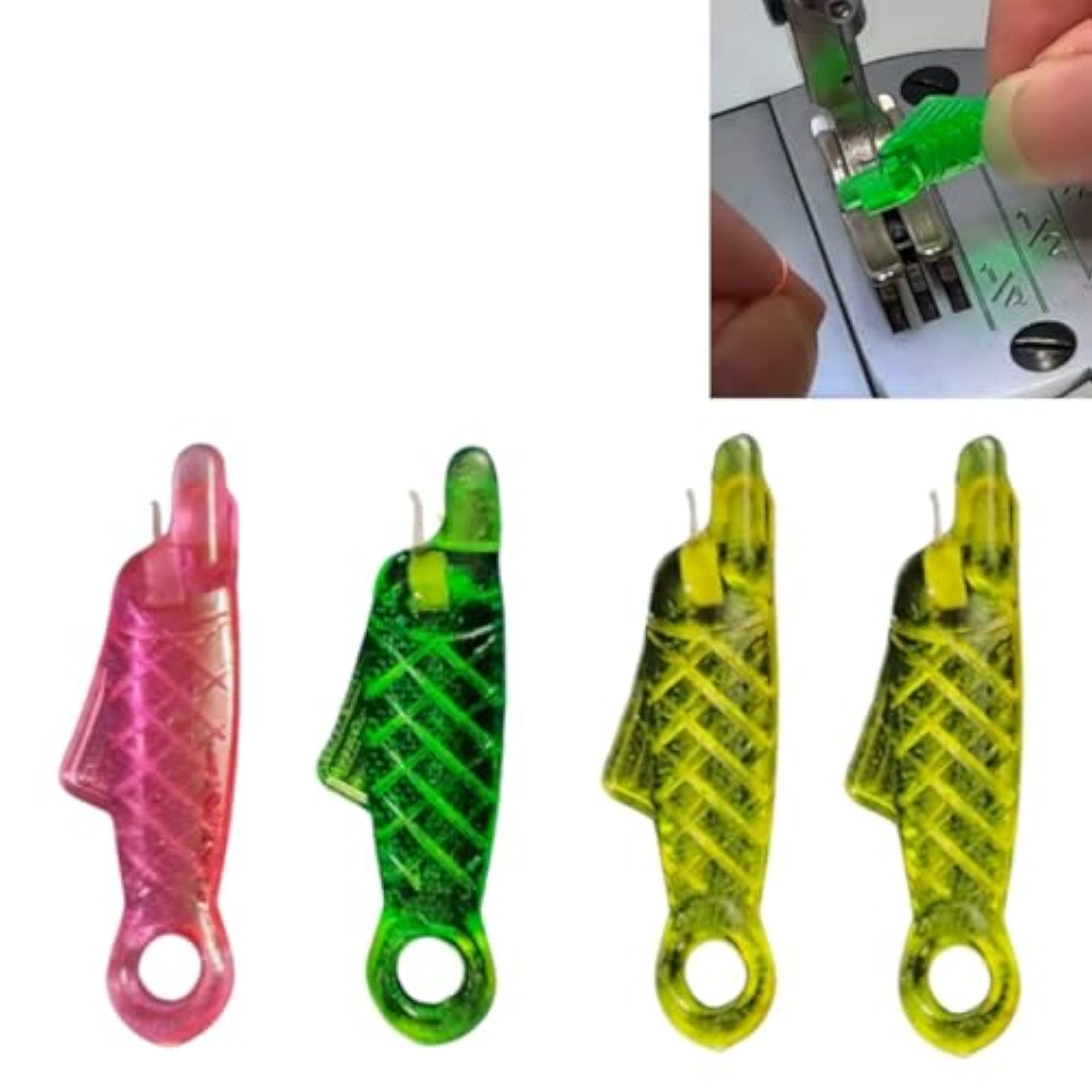 Needle Threader Sewing Tool for Hand Needlework, Pack of 4