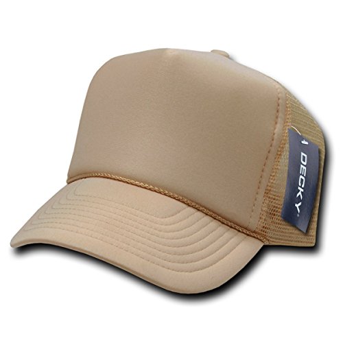 DECKY Solid Trucker Cap, Khaki