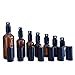 Produktbild DaoRier Wasser Sprühflasche Bernsteinfarbenen Glas Nachfüllbare Parfüm Flaschen Zerstäuber Sprühflasche für Kosmetik Lotion, ätherisches Öl, Parfüm