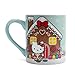 Silver Buffalo Sanrio Hello Kitty Gingerbread House Christmas Holiday Heat Reveal Ceramic Mug, 14 Ounces