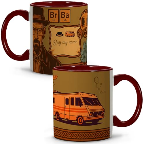 LolaPix Tasse Breaking White. Originelle Tassen als Geschenk, Breaking Bad...