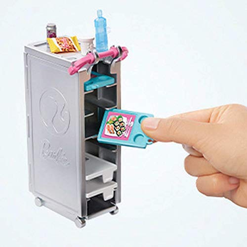 Barbie Mobilier Coffret poupée Pilote et Son Avion de Rêve avec mobilier rangements et Plus de 15 Accessoires Jouet pour Enfant GJB33 - vue 9