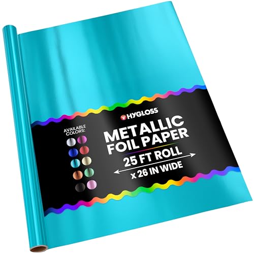 Hygloss Metallic Wrapping Paper Roll - 26