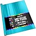 Hygloss Products Metallic Foil Paper Gift Wrap Roll Light Blue 26-Inch x 25-Feet - 54 Sq. ft. Total