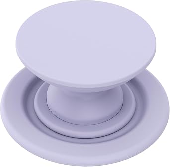 GolbinBox Magnetic Phone Grip & Stand[Compatible with Magsafe], Pop-up, Expandable, Easily Removable, Reusable Round Phone Kickstand for iPhone 16/15/14/13/12, Soft Silicone Holder Lilac