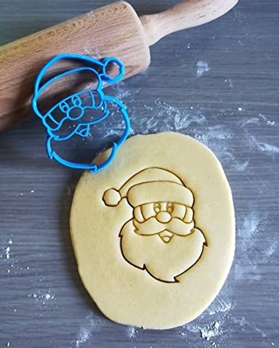 Surji Santa Cookie Cutter for Christmas - 2.5 inch