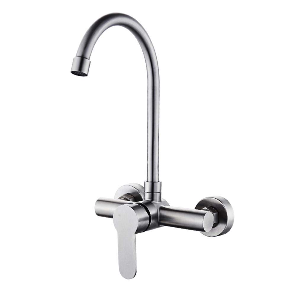 Inox 304 mural évier de cuisine compact avec robinet eau