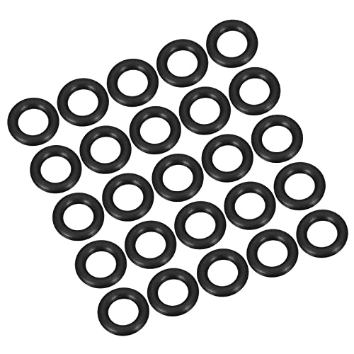 QUARKZMAN Nitrile Gomma O-Ring 9mm x 5mm x 2mm Guarnizioni di Tenuta Anelli Rubinetti Rotondo Guarnizione Rondella per Rubinetto Idraulica Riparazione Sigillatura Connessione, 50 Pezzi