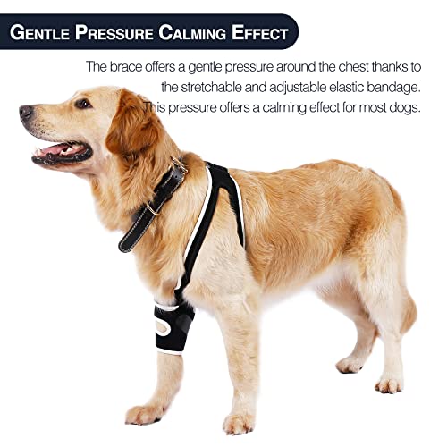LufeLux Dog Elbow Protector, Padded Elbow Brace for Canine, Shoulder
