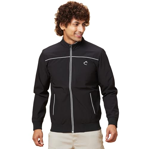 Image of Being Human Turquoise Regular Fit Men's Jacket Clothing