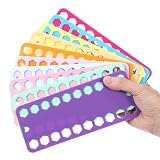 10Pcs Embroidery Thread Organizer Card Embroidery Thread Bobbins Floss Cards Cross Stitch Threads Organizer Storage Tool for Sewing Needlework Wire Keeper Craft DIY 10 Color