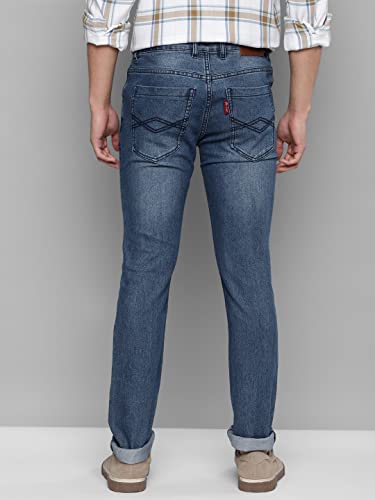 Image of Allen Cooper Slimmy Comfortable Mid Rise Denim Jeans for Men