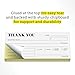 2-Part Receipt Book for Small Business, 6 x 2.75 Inches, 50 Forms/100 Sheets, White & Yellow Pages, Back Chipboard Support, Small Business Must Haves (Thank You Model G)