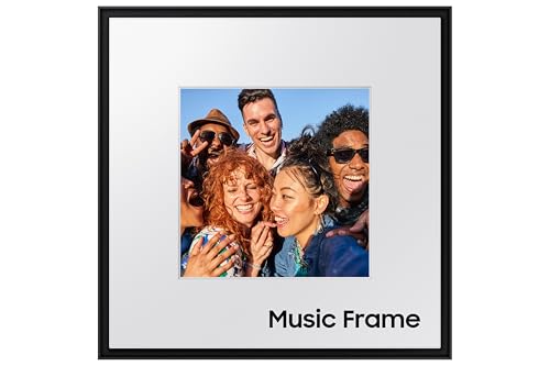 SAMSUNG LS60D Music Frame Smart Speaker with Dolby Atmos Audio, Q-Symphony, Customizable Design, Wide Range Sound, Wireless Wi-Fi and Bluetooth Music Streaming, HW-LS60D/ZA