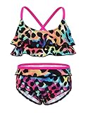 El bonito estampado hace que el disfraz sea más enérgico y atractivo. Ponte nuestro traje de baño y haz que tu niña sea un amor fabuloso en estas vacaciones de verano.