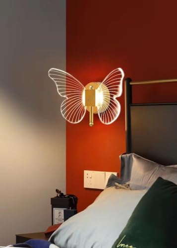 Image of Modern 3 Different Color Mode Changing Energy Saving Led Wall Lamp for Bedroom, Living Room, Restaurants, Dining, Coffee Shop, Office and Home