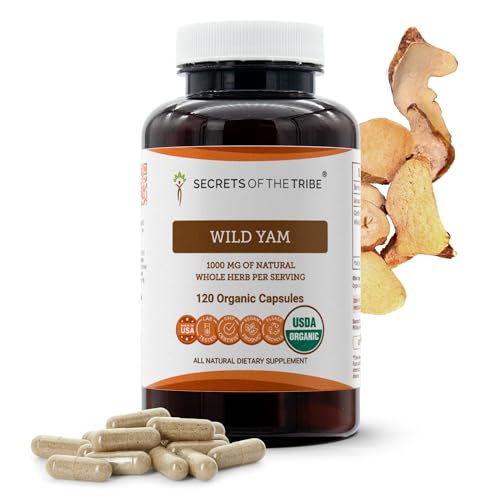 Secrets of the Tribe Wild Yam Capsules 1000 mg Responsibly farmed...