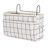 Einfache Installation und Platzersparnis: Dieser Nachttisch ist einfach zu installieren und zu befestigen. Die Eisenhalterung lässt sich leicht zerlegen und installieren. Sie müssen keine Löcher festziehen oder bohren. Installieren Sie sie einfach an einem Kopfteil oder einer Bettschiene und drücken Sie fest darauf, um eine feste Position zu gewährleisten Fix, effektiv sparen Sie Ihr Zuhause, Schlafzimmer Platz.