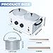 Double Wax Warmer Professional，Wax pot for Hair Removal with Adjustable Temperature Set, Portable Professional Wax Heater for spa and Salon,Body with 200pcs Wax Sticks