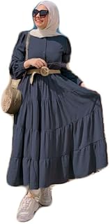 فستان كاجوال بترولي شيك