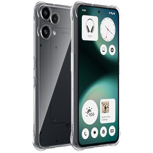 For Nothing Phone (3A) LITE �P�[�X �N���A TPU�f�� �ϏՌ� �Ռ��z�� �S�ʕی� �J�����ی� ���^ �y�� Greerass �\�t�g�J�o�[ ����~�� ���΂ݖh�~ �w��h�~ ���� �ϋv �C���X�g�[���ȒP
