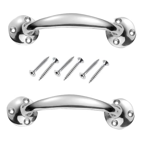 Chrome Plated Victorian Bow Door Pull Handles Cover