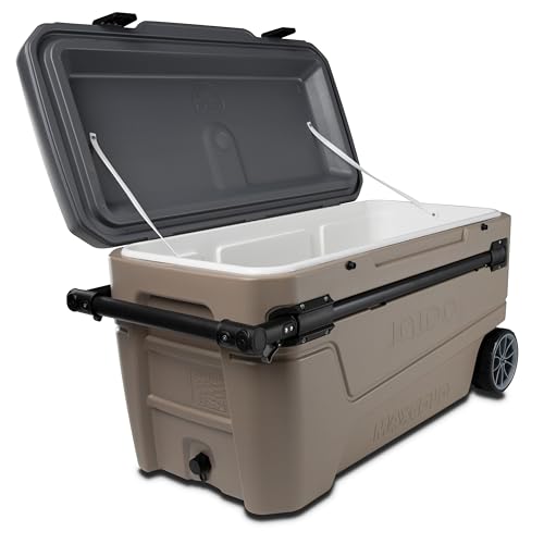 Igloo Sportsman Glide 110qt Wheeled Cooler, sandstone