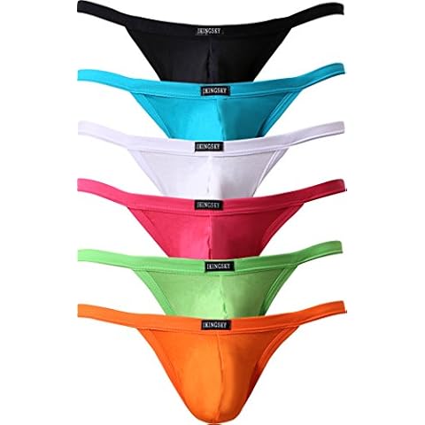 iKingsky Herren Strings Modal Y-Back Männer Unterwäsche Tanga Sexy Aiedrigen Taillen Unterhose Cover