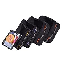 Zuca Pro Packing Pouch Set - 5 Large Color-Coded Utility Pouches and 1 Small Utility Pouch. For Zuca Sport or Pro Rolling Cases. Pro Packing Pouch Set