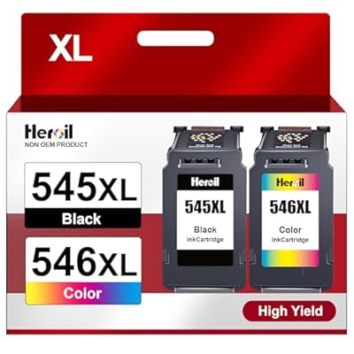 Heroil PG-545XL CL-546 XL Reemplazo para Canon 545 546 Tinta Impresora para Canon 545 y 546 XL para Canon Pixma TS3350 TS3355 TS3150 TS3400 TS3450 TR4650 TR4651 TR4550 TR4551 MG2550s MG2950 (2-Pack) | Ya disponible en tu tienda friki favorita! En mundofriki.es!