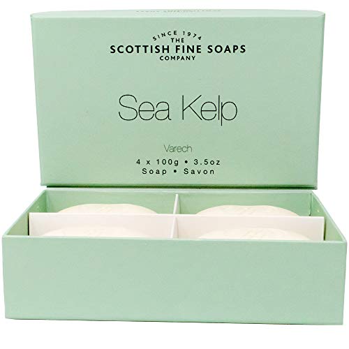 The Scottish Fine Soaps Sea Kelp Varech soap 4 x