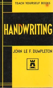 Teach yourself handwriting (The teach yourself ... B0007ITD08 Book Cover