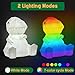 EPUMP Paint Your Own Dinosaur Lamp Kit - Rechargeable 1200mAh Night Light with 2 Light Modes, Arts and Crafts Painting Toys for Girls Boys, Art Supplies Birthday & Christmas Gifts for Kids Ages 3-12+