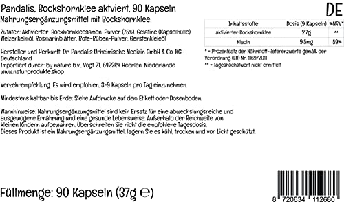 Foto von PremiumVital, Pandalis, Aktivierter Bockshornklee, 90 Kapseln, mit praktischer Pillendose, Laborgeprüft, Sojafrei, Ohne Gentechnik