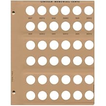 Dansco Page 8 for US Lincoln Cents Album 7100 2007 - 2009 #7100-8