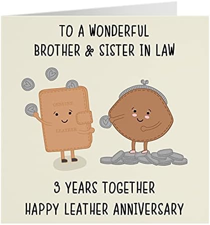 Hunts England Husband 3rd Anniversary Card - To The Most Wonderful Husband - 3 Years Together - Happy Leather Anniversary - Iconic Collection