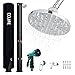 CCLIFE Solardusche und Handbrause 35L Solar Gartendusche Pooldusche Regendusche Außendusche Pooldusche Garten Brause warmes Wasser