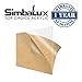 SimbaLux Acrylic Sheet Clear Cast Plexiglass 12” x 12” Square Panel 1/8” Thick (3mm) Pack of 2 Transparent Plastic Plexi Glass Board with Protective Paper for Signs, DIY Display Projects, Craft
