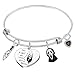 Nfyxcaz Horror Gifts for Women Men Ghost Face Bracelet Scream Merchandise Horror Movie Gift Halloween Bracelet