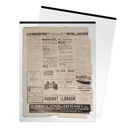 Plustek A3 Scanner Carrier Sheet (Scan A2 By Folding) - Protects Flimsy, Wrinkled Or Torn Papers, For Old Blueprint, Report, Newspaper, Crinkled Photos. #TOP4