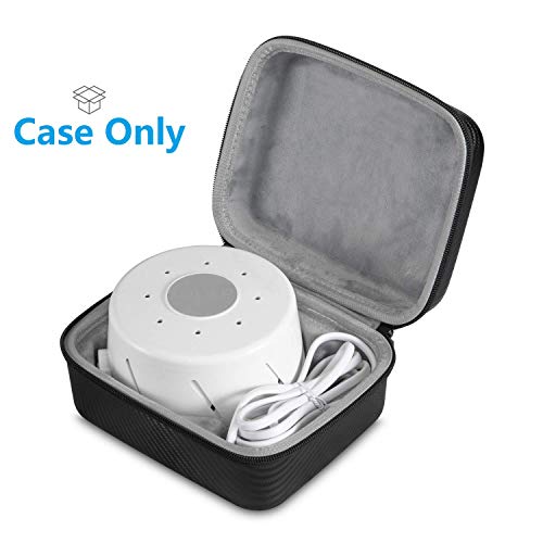 Hard Storage Case for Marpac Dohm Classic White Noise Sound Machine, Dohm Classic Case with Hard EVA Leather and Flannel Fabric Interior, Protective Carrying Case for Home and Travel (Black)