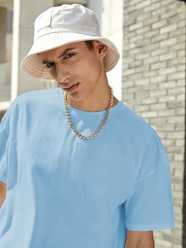 Image of KOTTY Men's Cotton Blend Regular Fit T-Shirt|Casual Wear|Lightweight Breathable