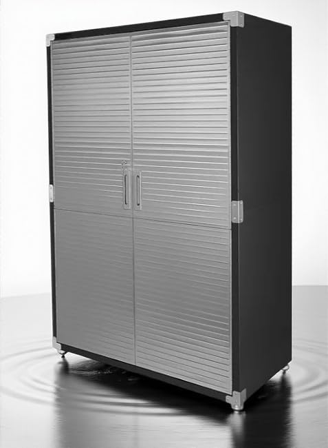 Heavy-Duty Commercial Storage Cabinet (Satin Graphite Black, 48" W x 24" D x 72" H)