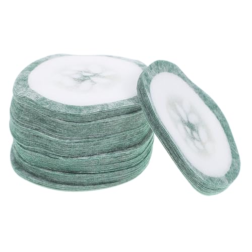 Healeved 100Pcs Nonwoven Printed Cucumber Pattern Eye Mask Paper Disposable Skin Care Eye Mask for Relaxation and Hydration for Home Travel and Salon Use