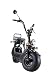 Elektroroller mit Straßenzulassung Chopper X7, 12Ah / 30km Reichweite, E-Roller 45 km/h Straßenzulassung, Schwarz
